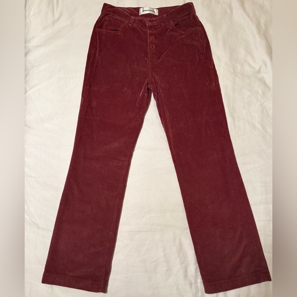 Reformation Winnie Pants - Size 28 Petite - Rust - Picture 1 of 5